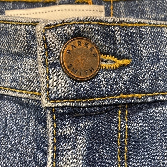 PS Parker Smith Womens Slim Fit Raw Hem Jeans In medium Wash | Size 26 - Picture 13 of 15